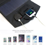 18V 21W Solar Charger Solar Panel Waterproof Foldable Solar Power Bank for 12v Car Battery