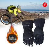 Motorcycle Electric Heated Gloves Temperature USB Hand Warmer