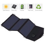 18V 21W Solar Charger Solar Panel Waterproof Foldable Solar Power Bank for 12v Car Battery