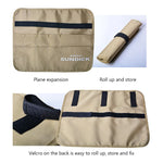 Camping Picnic Tableware Storage Bag Portable Barbecue Cutlery Organizer Hanging Holder Bags