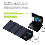 18V 21W Solar Charger Solar Panel Waterproof Foldable Solar Power Bank for 12v Car Battery