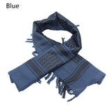 Black Military Winter Shemagh Tactical Scarf 100% Cotton Keffiyeh Scarf Wrap Outdoor Hiking Hunting Windproof