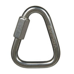 Stainless Steel Triangle Connecting Ring Carabiner Meilong Lock Triangle Rock Climbing Equipment Fast Security