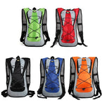 TPU 2L Straw Water Bag Backpack Men And Women Surperlaight Hiking Running Cycling Water