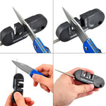 Portable Tungsten Ceramic Carbide Knife Whetstone Sharpener Sharpen Fish Hook Pocket Diamond Tool Camp Hike outdoor