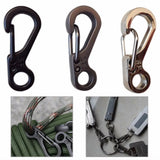 10 Pcs Camping Equipment Survival EDC Paracord Carabiner