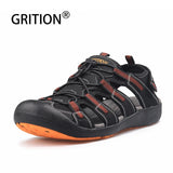 GRITION Men Flat Shoes Non Slip Hiking