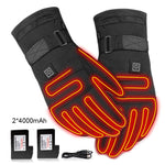 Motorcycle Electric Heated Gloves Temperature USB Hand Warmer