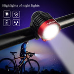 LED Light Bike Waterproof 1 Rechargeable