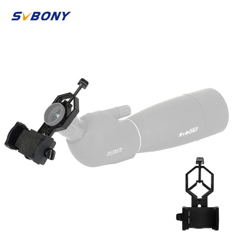 Universal Cell Phone Adapter Mount Support Eyepiece Diameter 25-48mm fSpotting Scope Telescope