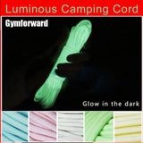 6 Meters Camping Rope Survival Luminous Camping Cord Hiking Climbing Ropes 550LB Glow Cord Survival