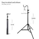 outdoor Camping Light Stand Lightweight Convenient Lamp Support Lantern For Picnic Hiking