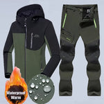 Men Winter Camping Hiking Tracksuit Climbing, Outdoor Jackets Pants