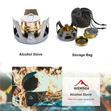 High Quality Outdoor Picnic Stove New Mini Ultra-light Spirit Combustor Alcohol Stove Camping Furnace Camping Portable Folding