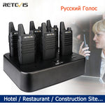 Mini Walkie Talkie 6 pcs