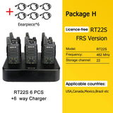 Mini Walkie Talkie 6 pcs